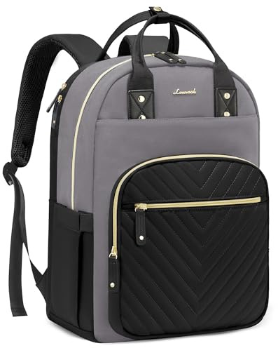 LOVEVOOK Laptop Backpack Women, 15.6 Inch Rucksack Bag for School Travel | Large Work Womens Backpacks for Business Uni, Lightweight Ladies Back Pack