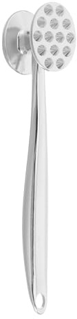 Cabilock Batticarne Doppia Faccia in Acciaio Inossidabile Martello per Carne per Bistecche e Pollo Battitore da Cucina per Ammorbidire La Carne Utensile Resistente
