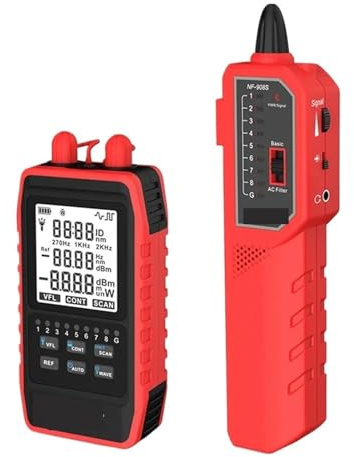 Fiber Meter, Misuratore di potenza ottica Tester portatile for cavi in ​​fibra FC/SC/ST Interfaccia universale for fibra