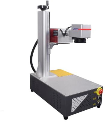 UV Lasermarkierung Graviermaschine CRS Luftkühlung 5W UV mit 80mm Drehachse 110x110mm + 300x300mm für Glas Holz Metall UV Laser Graviermarker