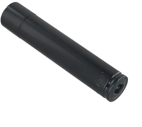 Adaptador de cabeza hexagonal de 32 mm, 200 mm, 1/2, hecho de acero al cromo vanadio, alta dureza y duradero, para llave eléctrica de CA, llave de litio, herramienta neumática de aire
