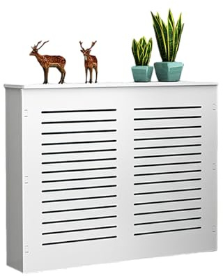 PJWDMWA Radiateur Soufflant de Décoration for la Maison, Étagère de Radiateur Blanche Moderne for la Chambre à Coucher, la Salle de Bain et Le Salon(80 * 70 * 15cm/31 * 27 * 6in)