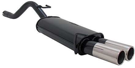 Novus Sportauspuff Endschalldämpfer Gruppe N A1152E76 mit Endrohr 2 x 76mm