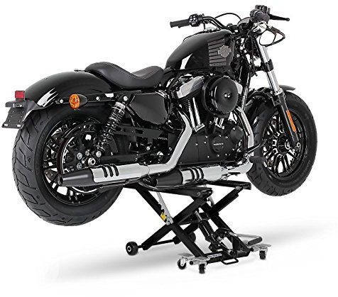 ConStands - Motorrad Hebebühne für Kawasaki VN 1500/1700 Classic, 1600 Classic/Mean Streak Hydraulisch XL 500kg Schwarz