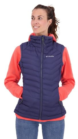 Columbia Powder Lite Vest Chaleco Acolchado, Nocturnal, M Mujer