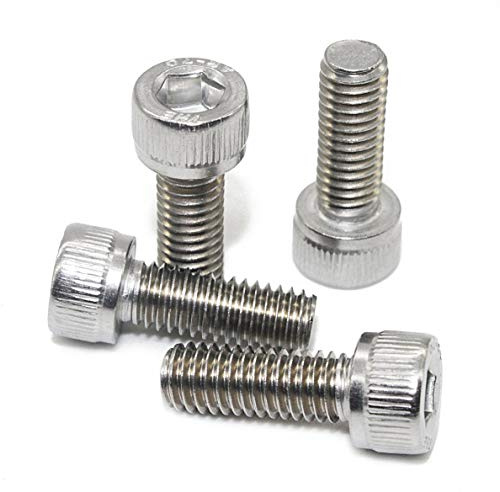 Zylinderschrauben mit Innensechskant M5x16 Edelstahl A2 50 Stück, | DIN 912 (ISO 4762), Zylinderkopfschrauben, V2A