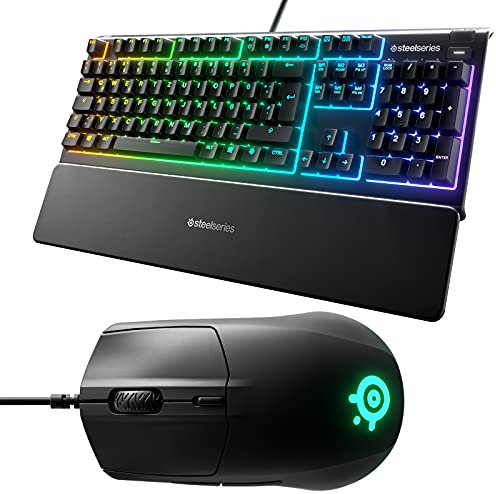 SteelSeries Rival 3 (Gaming Maus) Apex 3 DE QWERTZ (Gaming Tastatur)