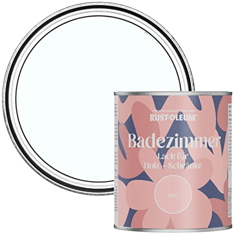 Rust-Oleum Light Blue Moisture Resistant Bathroom Wood and Cabinet Paint in Matt Finish - ICECAP 750ML