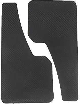 Parafanghi parafango auto Riloer 2pcs, protezione parafango universale in plastica in fibra di carbonio, adatta per auto berline coupé, 6,5x42,5x21 cm
