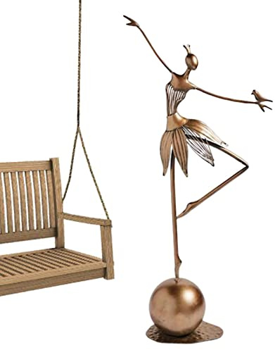 Pratvider Metallfigur für den Außenbereich | Exquisite Metallfiguren-Dekorationen für Zuhause,Attraktive Garten-Skulptur, Rasen-Ornament für Terrasse, Hinterhof, Küche, Heimdekoration