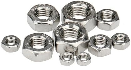 Sicherungsmuttern Sechskantmutter mit Linksgewinde, metrisches Gegengewinde, Sechskant-Linkszahnmutter, Edelstahl 304, M4, M5, M6, M8, M10, M12, M14, M16, M18, M20 (Size : M18 (1pcs))