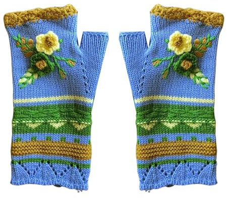 Jiqoe Elegante Gestrickte Fingerlose Handschuhe Für Frauen Weiche Winter Pulswärmer Weiche Häkel Und Strickhandschuhe Gestrickte Stoffhandschuhe