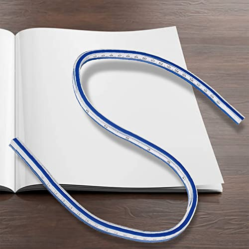 Flexibles Kurvenlineal, 60cm Schneiderlineal Kurvenlineal Schneiderbedarf Machthaber Maß Weiches Lineal zum Zeichnen, Malen, Grafiken, Bekleidungsdesign