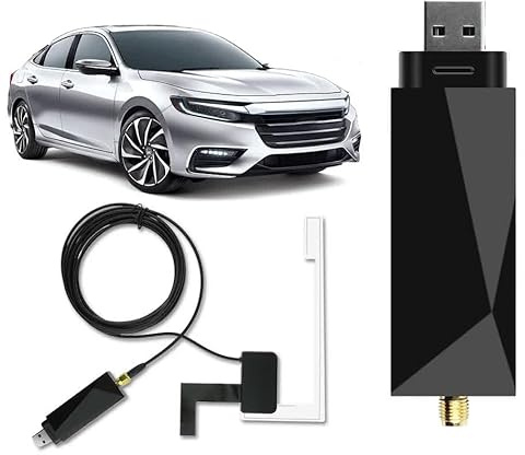 Fiorigo Adattatore DAB per auto Carplay Android Radio Car DAB+ Ricevitore per sistema autoradio Android Player GPS Navigation