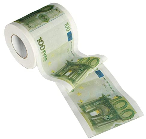Rotolo di carta igienica da 100 euro modello tessuto 3 strati stampa denaro rotolo di carta igienica per bagno ufficio attrezzature