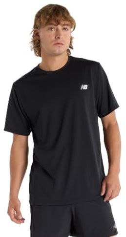 New Balance Men's Sport Short Sleeve T-Shirt, Black, XX-Large