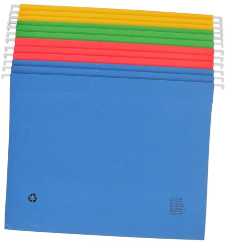 COHEALI 12er Set Hängemappen A4 Mit Bunten Fächern Stabile Ordner Für Belege Und Dokumente Robuste Hängemappen Und Ideal Für Die Organisation Von