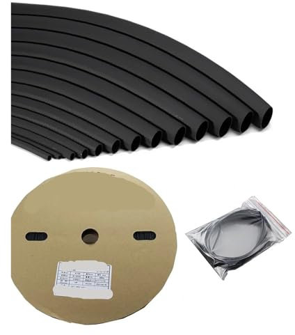 1 Meter / 5 Meter/Lot Black 1mm 1.5mm 2mm 2.5mm 3mm 3.5mm 4mm 5mm 6mm Heat Shrink Tubing Tube(60mm,5 Meters)