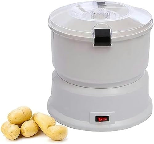 Vegetable Potato Peelers Kitchen Electric Potato Peeler, 1 Kg Automatic Vegetable Peeler for Potatoes, Carrots and Fruits - Electric Slicers Salad Rotating Machine