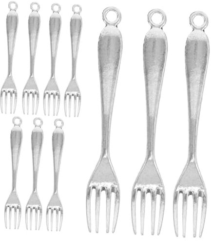 SOIMISS 10 Piezas de Dijes Colgantes de Aleación de Zinc en Color Plata Vintage, Resistentes al Desgaste y Fáciles de Usar para Joyería y Fabricación de Pendientes