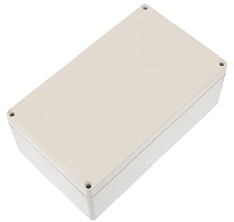 Artibetter Safety Plastic Junction Box Waterproof Junction Box 200x120x75mm Indoor Electrical Cable Connector Enclosure Dustproof Shockproof for Home and Outdoor Wiring