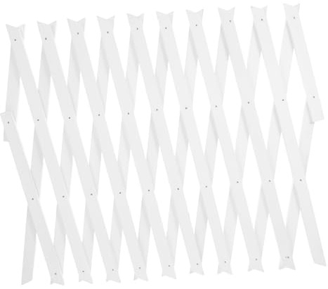 Toyvian Treillis Extensible en pour Plantes Grimpantes Treillis Mural Ajustable Clôture de Jardin Décoration Intérieure et Extérieure Gain de Place Design Élégant