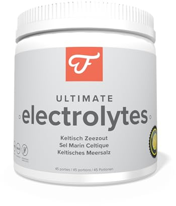 Ultimate Electrolytes Powder Lemon – 6x 315g pulver mit Calcium, Kalium, Natrium & Magnesium - Ideal für Keto-Diät, unterstützt Hydration & Elektrolyt-Balance - Fördert Energie und Leistungsfähigkeit