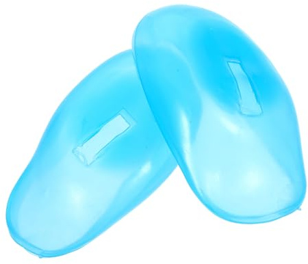 GOOHOCHY Silikon Ohrenschutz zum Haare Färben Ohrenschützer mit Flexiblem Gummiband für Salon und Zuhause Himmelblau