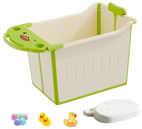 Bañera plegable, baño de viaje, construcción ligera, ahorro de espacio, diseño compacto, indicador de calor, marco duradero, forma ergonómica, bañera para el hogar, dormitorio, vacaciones, apartamento