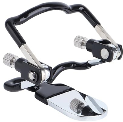 LZYLWC BDSM Knebel für Bondage aus Edelstahl Verstellbar mit Zungenplatte Mundknebel Sexspielzeug für Paare Extrem Sex Gag Ball für Frauen Männer BDSMs Spielzeug Hart(L)