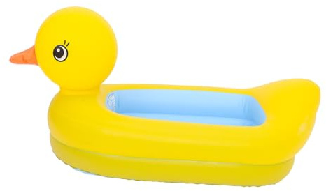 ibasenice Aufblasbare Babybadewanne für Neugeborene und Kleinkinder mit Verstärkten Pvc-wänden für Stabilität Leicht zu Reinigen für Reisen oder Besuche