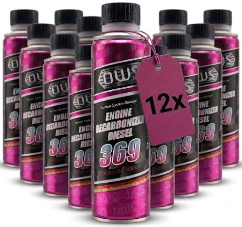 INOX-LIQUIDSYSTEMS OWS 369 Diesel Karbon- & Düsen-System-Reiniger 12x300ml – Tiefenreiniger für Diesel-Einspritzsystem, Ansaug & Brennraum – Entfernt Ablagerungen & Verharzungen