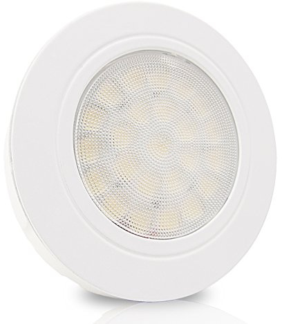 trendlights24 Lucca LED Möbel Einbaustrahler flach 10mm rund 5er Set 2W 12V