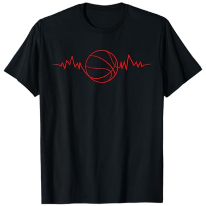 Basket Heartbeat Streetball per giocatore di basket Maglietta