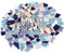 FOMIYES Mosaik Keramik Steine Mosaik Steine Basteln Keramik DIYmosaiksteine 200 G Blau Keramikmosaik Unregelmäßig Bastelmaterial Handwerk Kinder Erwachsene Zuhause Dekoration China Fliesen