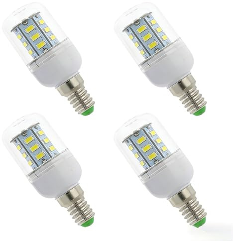 ShuoHui 4er-Pack E14 LED 3W Lampe 25W Glühlampe 240 Lumen E14 LED warmweiß Leuchtmittel 220V-230V