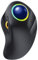 ProtoArc Wireless Trackball Mouse Bluetooth, EM03 Ergonomic RGB Finger-operated Trackball Mouse Rechargeable Computer Laptop Mouse, 3 Device Connection, Compatible with iPad, Mac, Windows - Blue