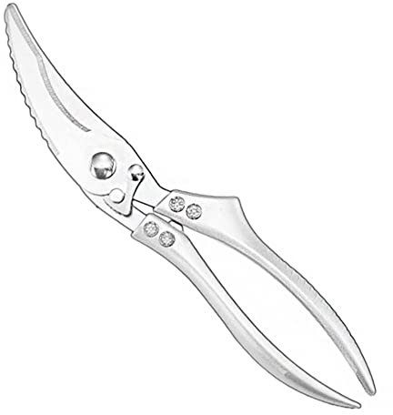 Kitchen Scissors, Stainless Steel Kitchen Scissors Multi Powerful Food Scissors Strong Duck Fish Chicken Bone Cutter Shears Cook Scissors Knife