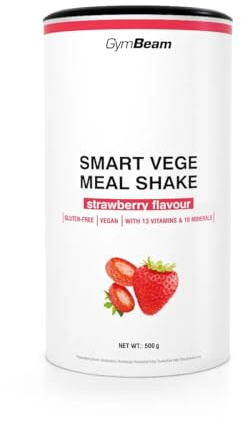 GymBeam Smart Vege Meal Shake 500g - Frullato Vegetale Salutare con Alto Contenuto di Proteine, Povero di Zuccheri, Ricco di Vitamine e Minerali, Pasto Sostitutivo per il Benessere di Ossa e Capelli
