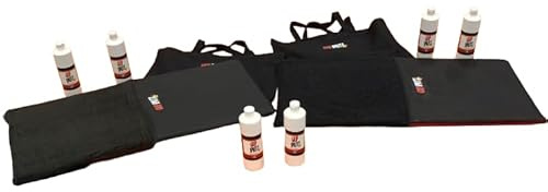 Grip Spritz Courtside Traction Mat - Sticky Pad Alternative - No More Replacement Adhesive Sheets - Non-Slip - Two Traction Pads, 192 Games of Grip Spray, & Two Basketball Equipment Tote Bags