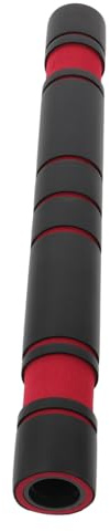 HONMEET Conector para Mancuernas 40 Cm Rojo de Acero Mango Antideslizante, Barra de Extensión para Equipo de Fitness, Suministros para Entrenamiento de Fuerza en Gimnasio y Hogar