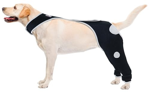 Manicotti di recupero chirurgico per cani di piccola taglia, traspiranti e resistenti all'abrasione, per zampe posteriori, lavabili 4 mm di spessore e impermeabili, impediscono di leccare le maniche