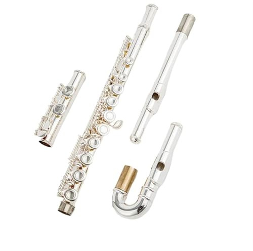 Anfänger Flöte Professionelle Versilberte 16-Tasten-Flöte Mit Offenem Loch Musikinstrument Für Anfänger Standardton