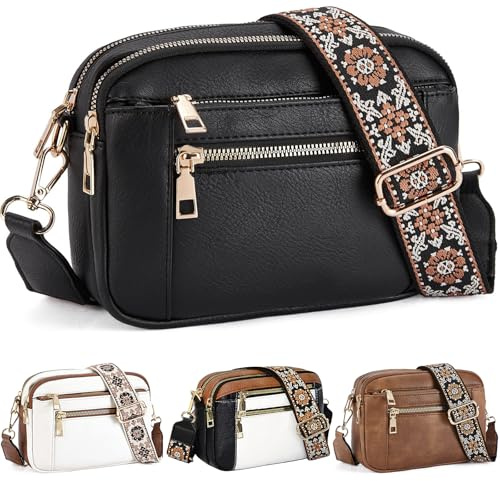 Farcauo Umhängetasche für Damen Herren Crossbody Bag Tasche Damen Umhängetaschen Gürteltasche Frauen Männer Handtasche