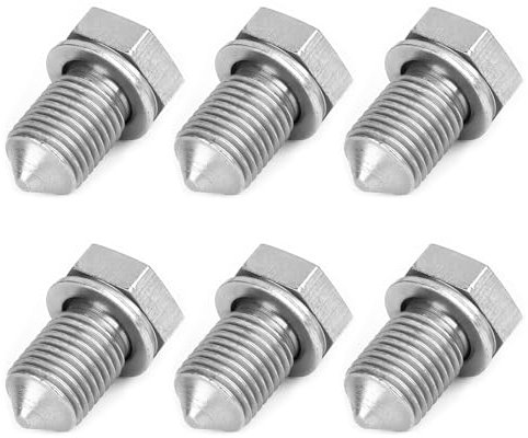 MplehDa Vite di scarico dell'olio, 6 pezzi, guarnizione per viti di scarico dell'olio, vite di scarico dell'olio, vite di scarico dell'olio, vite di scarico dell'olio, vite di scarico dell'olio con