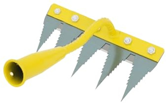 Rastrillos para jardinería | Herramienta de nivelación Resistente | Escardadores manuales | para parterres, invernaderos, viveros, huertos, Granjas, Exteriores, Jardines, céspedes, Patios