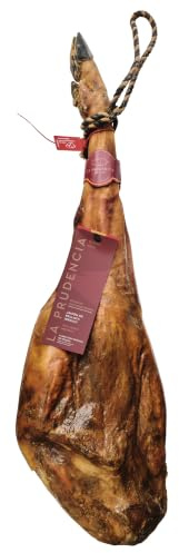 LA PRUDENCIA - Jamón de bellota ibérico 50% Raza Ibérica- Etiqueta Roja - 48 meses de curación - 7 a 8 kg Aprox - ORIGEN EXTREMADURA