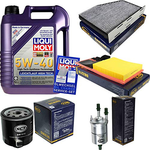QR-Parts Set 85463462 SM 836 ST 6108 SB 2218 3864 SAK 166 5L Leichtlauf High Tech 5W-40 + SCT-Germany Filterpaket 11235388