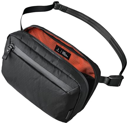 ALPAKA Elements Tech Case - Funda organizadora de Viaje para electrónica, Cables, teléfono Celular | Tech Pouch para Accesorios electrónicos, Negro Vx21, L, Compacto