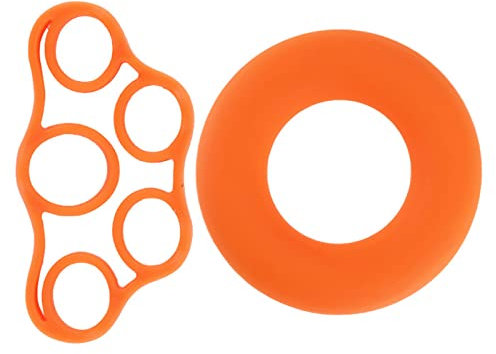 MYSUNBAR Fingertrainer 2er-Set Hand Grip Trainer Strengthener,Handtraining Handtrainer Set,Grifftrainer-Ringe mit Handtrainer Set,Finger Stretcher,handmuskeltrainer